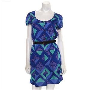 Hello Kitty Geometric Dress (belt not included)